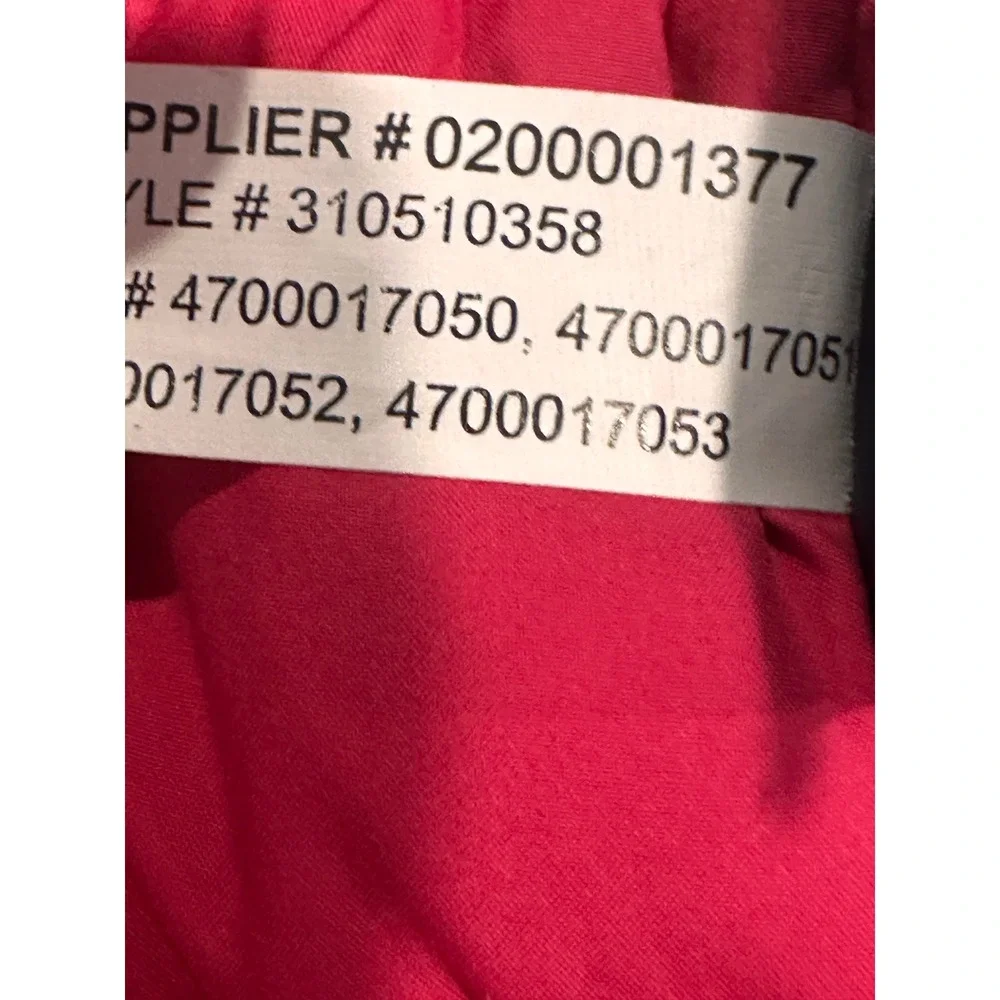 Ralph Lauren Kids Reversible Puffer Vest Pink Green Down Filled 12M